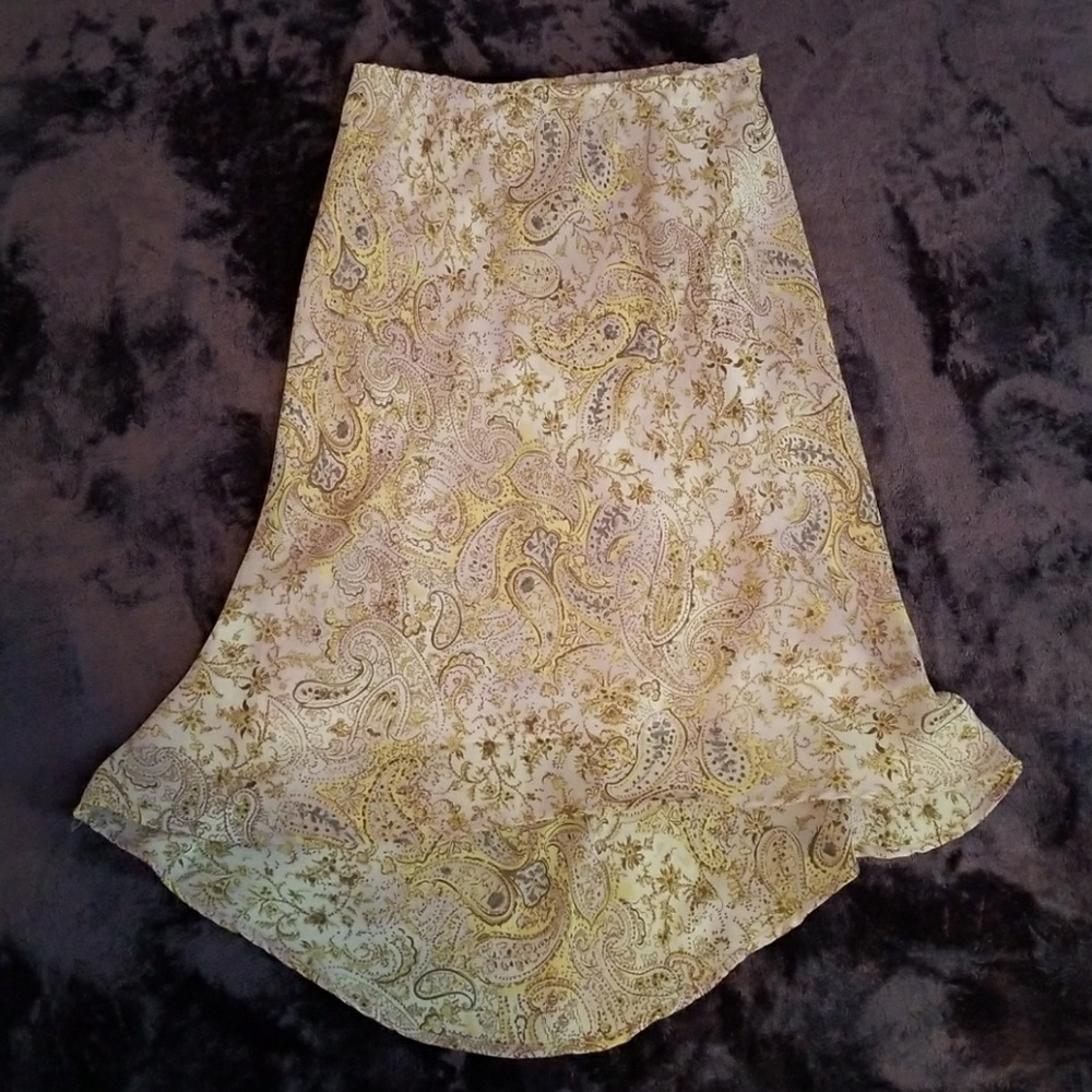 Byer California high-low skirt